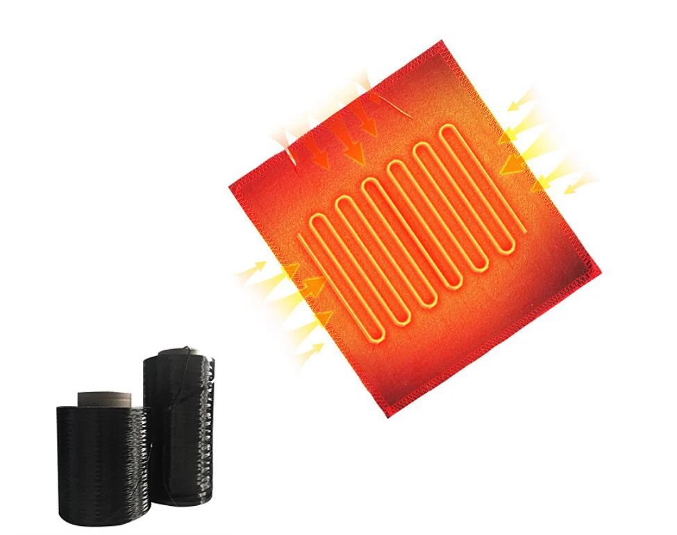 3 Level Temperature Adjustable Red Color Electric Carbon Fiber