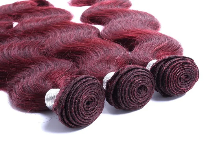 Wholesale Clean And No Smell Dark Remy Indian Purple Red Hair Dye