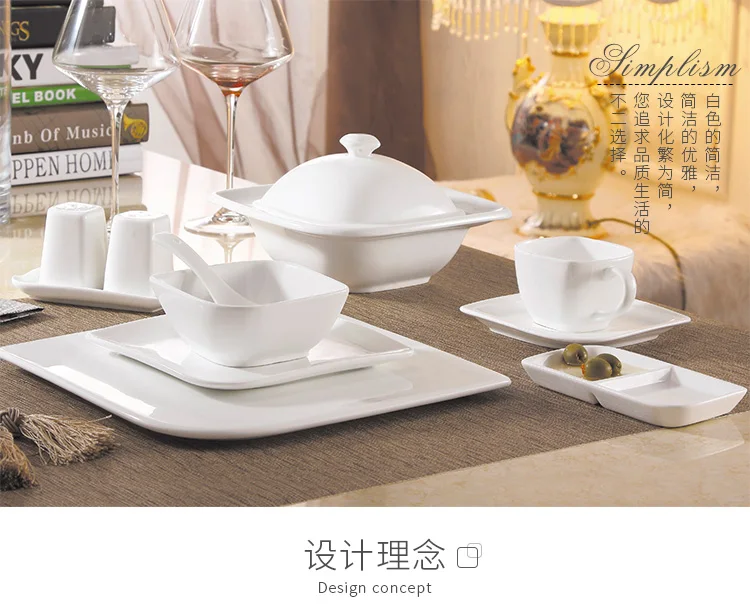 Hotel Tableware Set For 5 Star Hotel Wedding Charger Plates