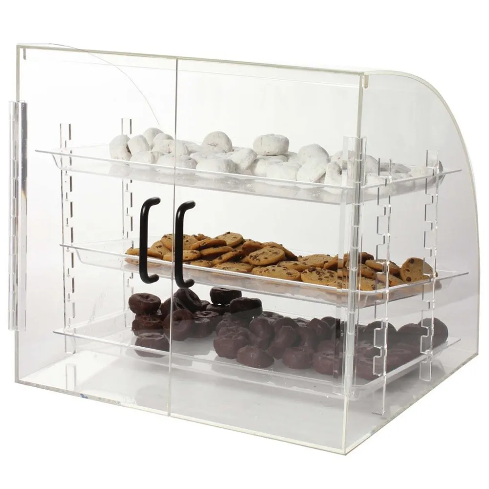 Countertop Acrylic Bakery Display Case,Pastry Donut Display Case With