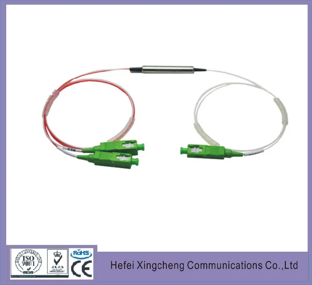 C Band Dwdm Red/blue Filter Wdm Device 3 Port Thin Film Filter Fwdm