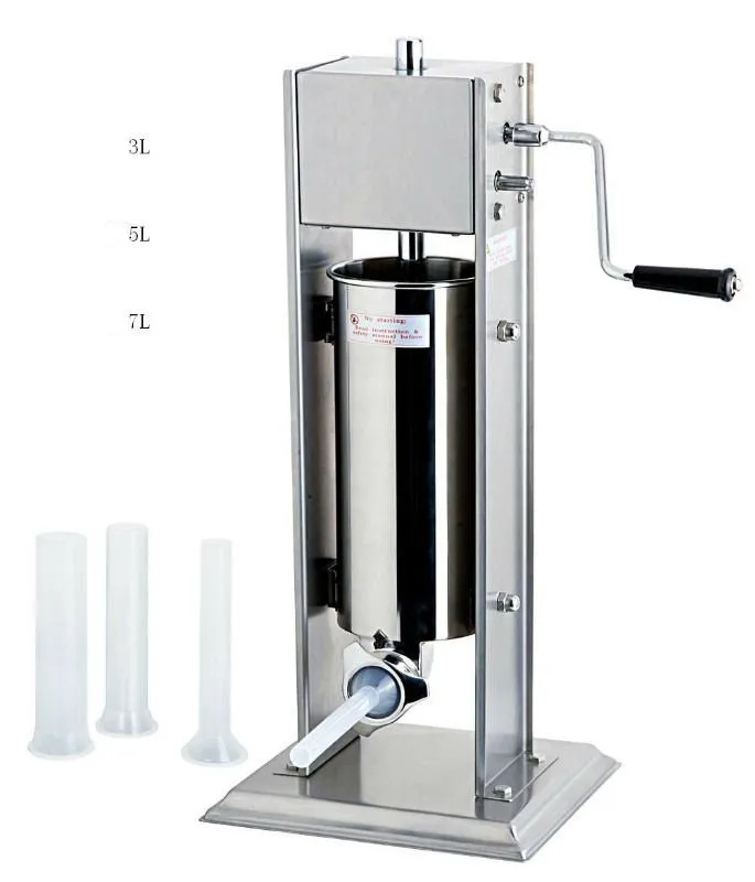 Home Use 3l Vertical Sausage Stuffer With Hamburger Press Mould Buy