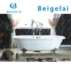 dual roll top bath&dual tub&freestanding cast iron enamel bath tub of BGL-89