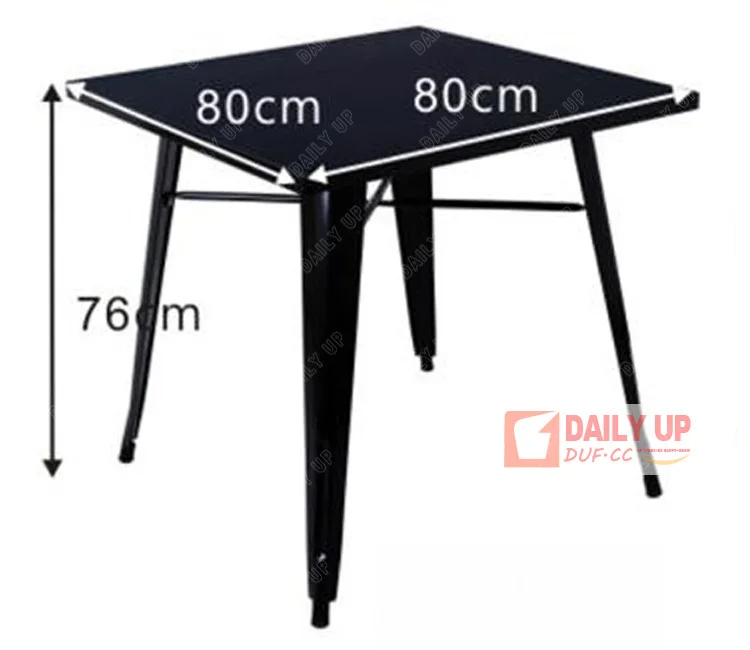 Iron Sale Tables Apply Red Square Metal Legs Office Desk Black Dining Spaces Tables