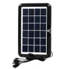 Portable 6V 3.2W Polycrystalline Solar Panel for Charging with 5 in 1 charging head Solar Panel for Home