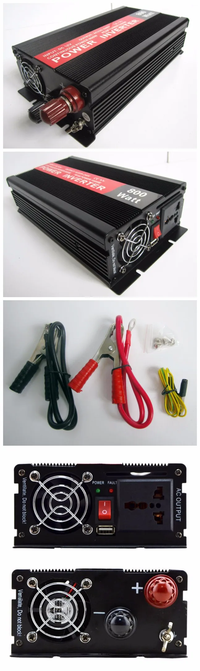 800w And 1000w Solar Power Inverter With Usb For Home Appliance Using