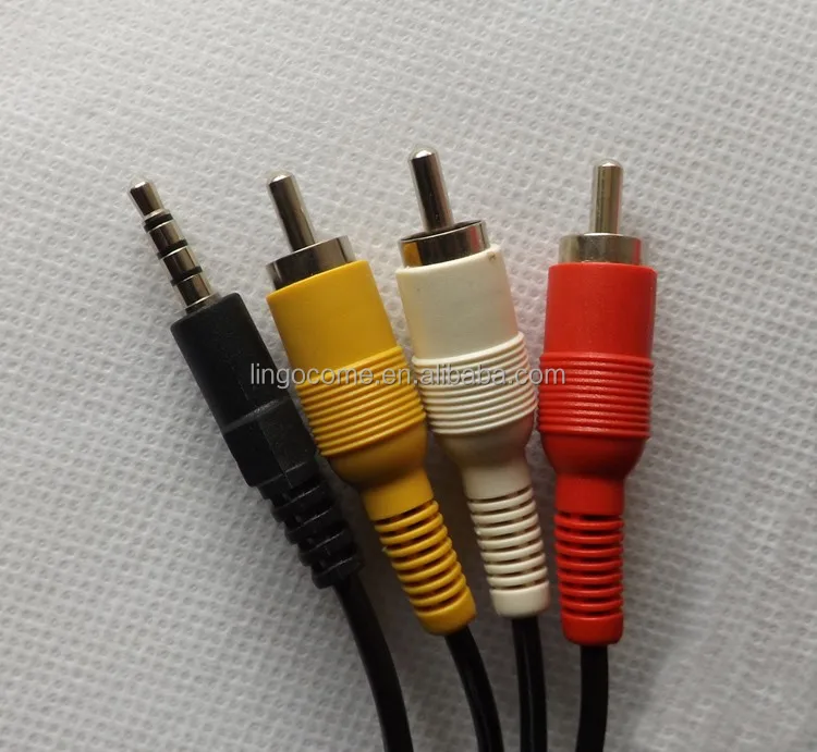 2 Piezas AV USB A//V para RCA Audio//Video Cable de conexión USB Mini cámara de televisión y