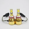 Imported cob chips auto led headlight h11, auto led headlight dual color conversion kit motorcycle and universal car used