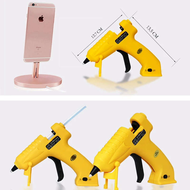 Hot Glue Gun Usb Charging Glue Guns Lightweight Portable 3.7v Low Voltage Glues Guns Dispenser