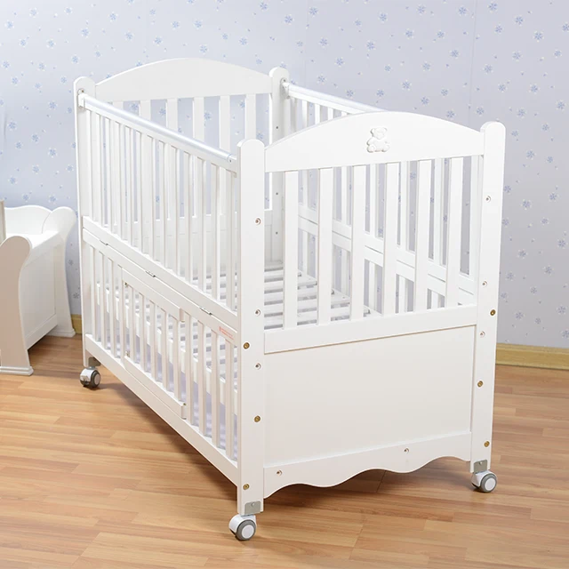 Wooden Nursery Furniture Cunas Para Bebe/baby+cribs With Bedding Set ...