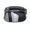 2019 New Fashion Custom Hologram Uv Protect Pvc Sun Visor With Transparent For Women