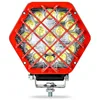 red+black housing light spot beam work light square shape headlight
