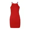 NZ390 2019 spring Europe and America AliExpress EBAY explosion models sexy ribbed small strap dress