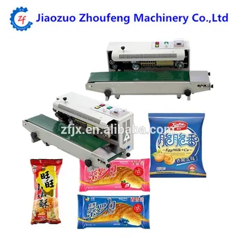 Continuous Pp Bag Sealing Machine Food Sealer Whats 008613782875705 Zfrf 900 Used For Plastic Heat Press And
