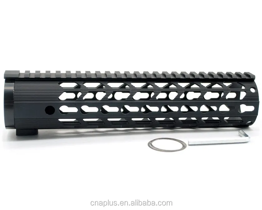 
Black 10 Inches Ultralight Free Float Keymod Handguard for .308/7.62 Rifle with Rail Mount System fits AR-10 and LR_308 