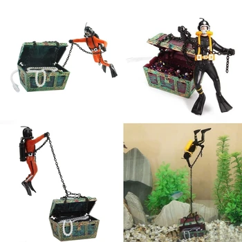 firefighter fish tank decorations