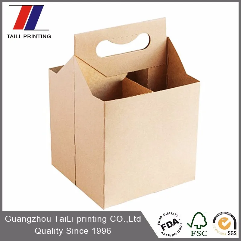 Take Away Strong Structure Drink Carrier/cardboard 6 Pack Bottle Beer