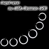 CCFL Halo Rings LED Angel Eyes Auto Car Angel Eye For Alfa Romeo 159 2005-2011