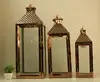 New polka dot rose gold Chinese style indoor lantern metal lantern