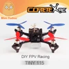 Minitudou Coretex RC Tiny 115 Quadcopter Carbon Fiber F3 Flight Controller Mini DIY FPV Racing Drone Kit