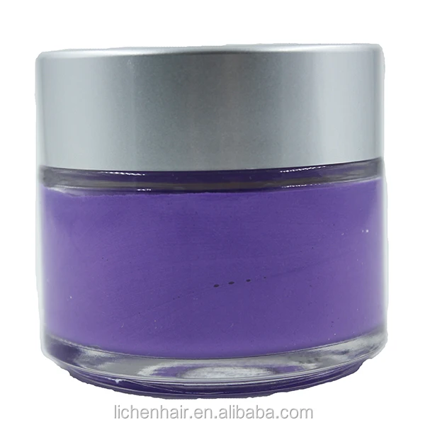 Temporary Color Hair Wax Molding Clay Gery White Purple Gold Blue