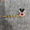 Free Shipping 2019 Hot Sale Cute Animal Design Fake Gold Plated Korean Hair Clip For Girls