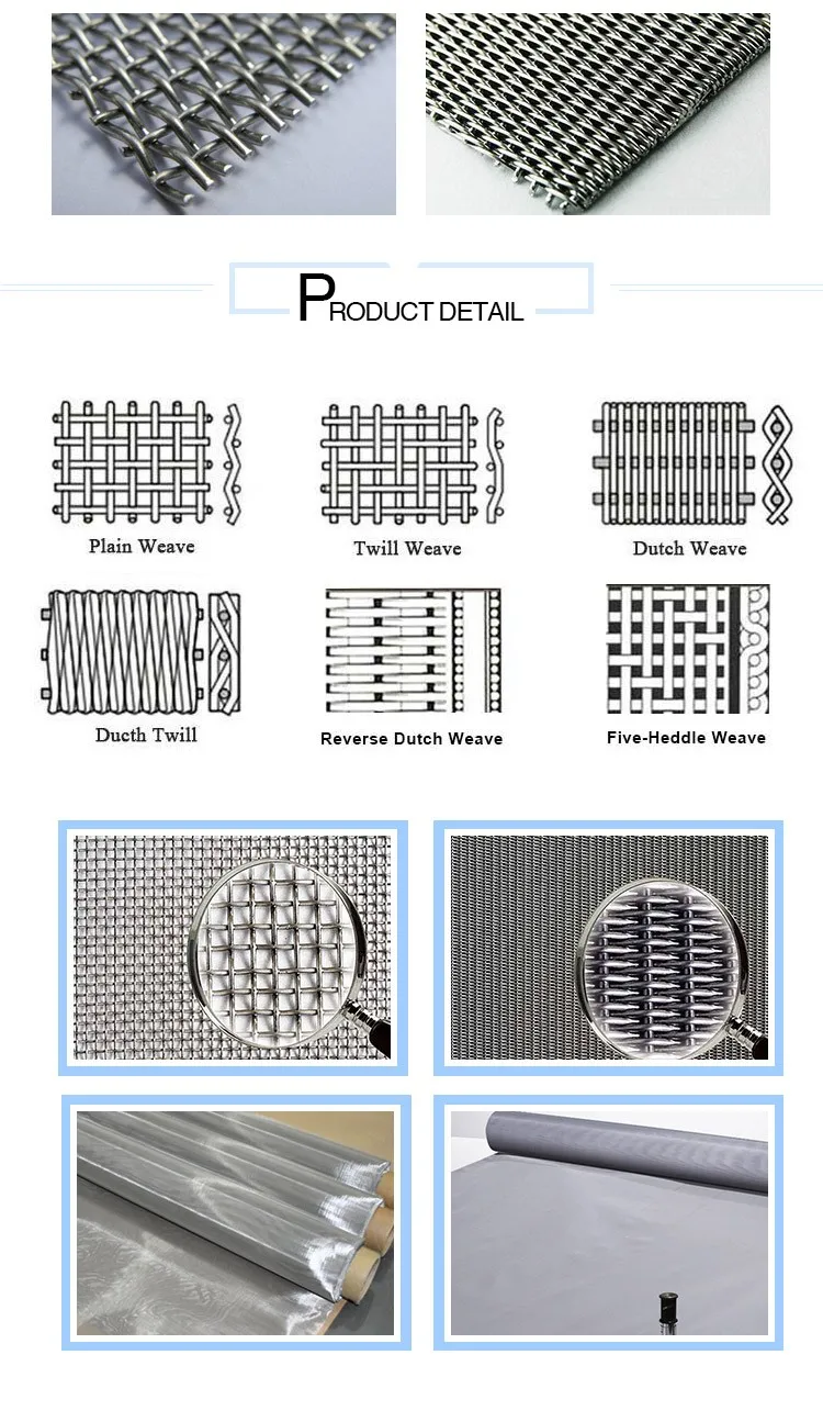 120 Mesh 25 Micron 316 Stainless Steel Screen Filter Mesh - Buy 500 