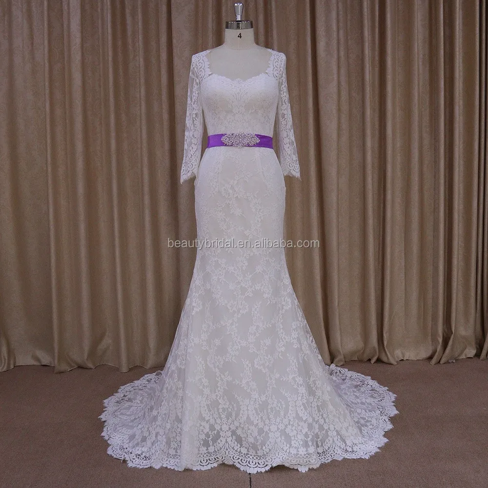 Custom Made V neck Tulle Wedding  Dress  In Turkey Buy 