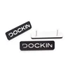 Customized Regular Crafts brushed Custom rivet Metal Labels