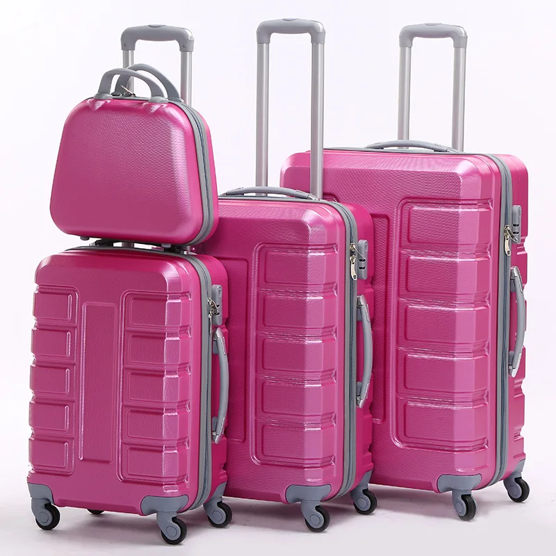 luggage set with makeup case