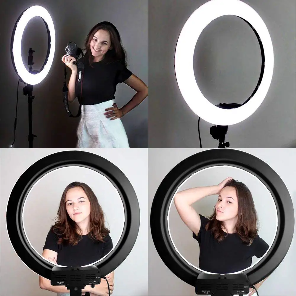 Как сделать фото с кольцевой лампой
