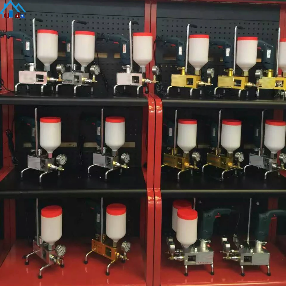 bicomponent injection pump machine for commercial building