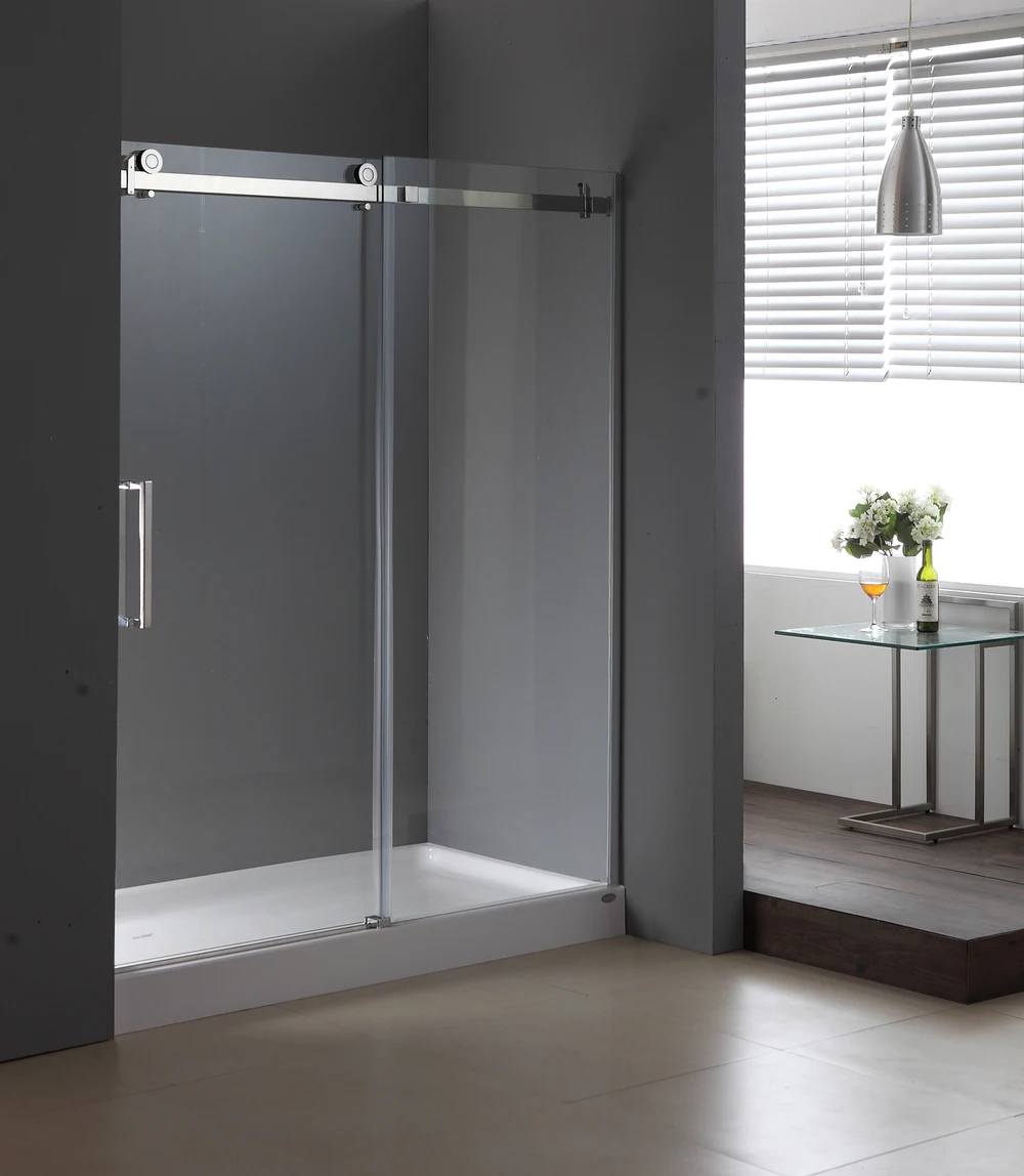 Price Exceptional Quality Custom Glass In line Shower Door(KD8113-AU)