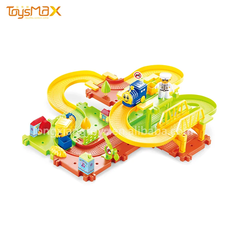 High Quality Railway Train Toy Racing Track Toys Electrical Slot Track