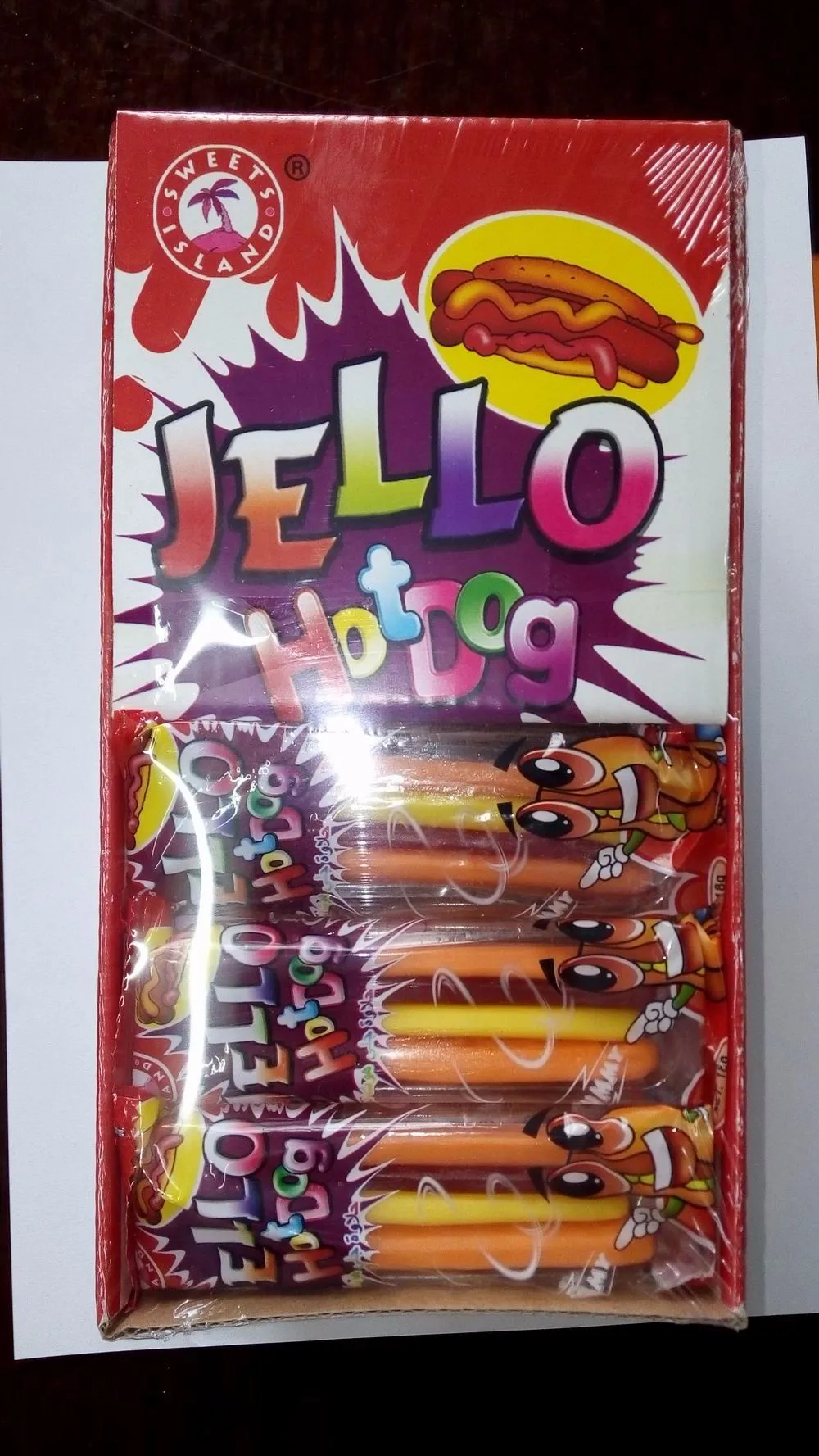 20g Halal Jello Hot Dog Gummy Candy With Arabic Buy Jello Hot Dog