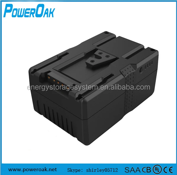 digital products 14.8v lithium polymer camera battery with 12000mah power supply compatible