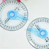 New Design Ruler Angle Finder Swing Arm School Office Plastic 360 Degree Protractor