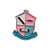 High quality customized design knowledge for self reliance shield lapel pin soft enamel metal badge