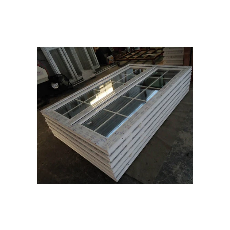 Upvc גריל עיצוב דלתות וחלונות