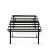 VIVINATURE Metal Platform Bed Frame with Steel Slat Support, Mattress Foundation