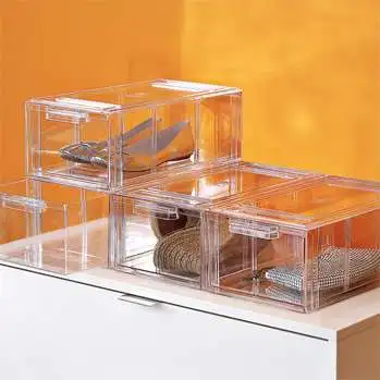 Clear Acrylic Shoe Box Display, View 