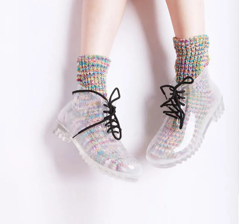 clear jelly water shoes