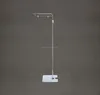 adjustable metal flip chart display stand with two clips