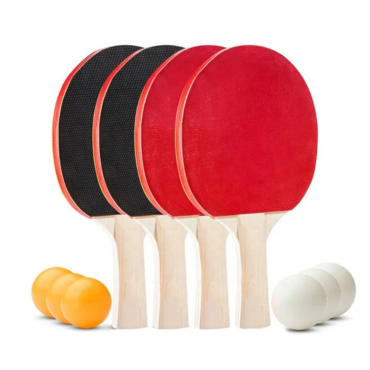 Wholesale High Quality Ping Pong Paddle Racket Professional Table Tennis Bat Set