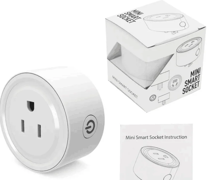 1 unidad Mini Wifi Smart Plug interruptor de toma de 1 unidad Mini Wifi Smart Plug interruptor de toma de