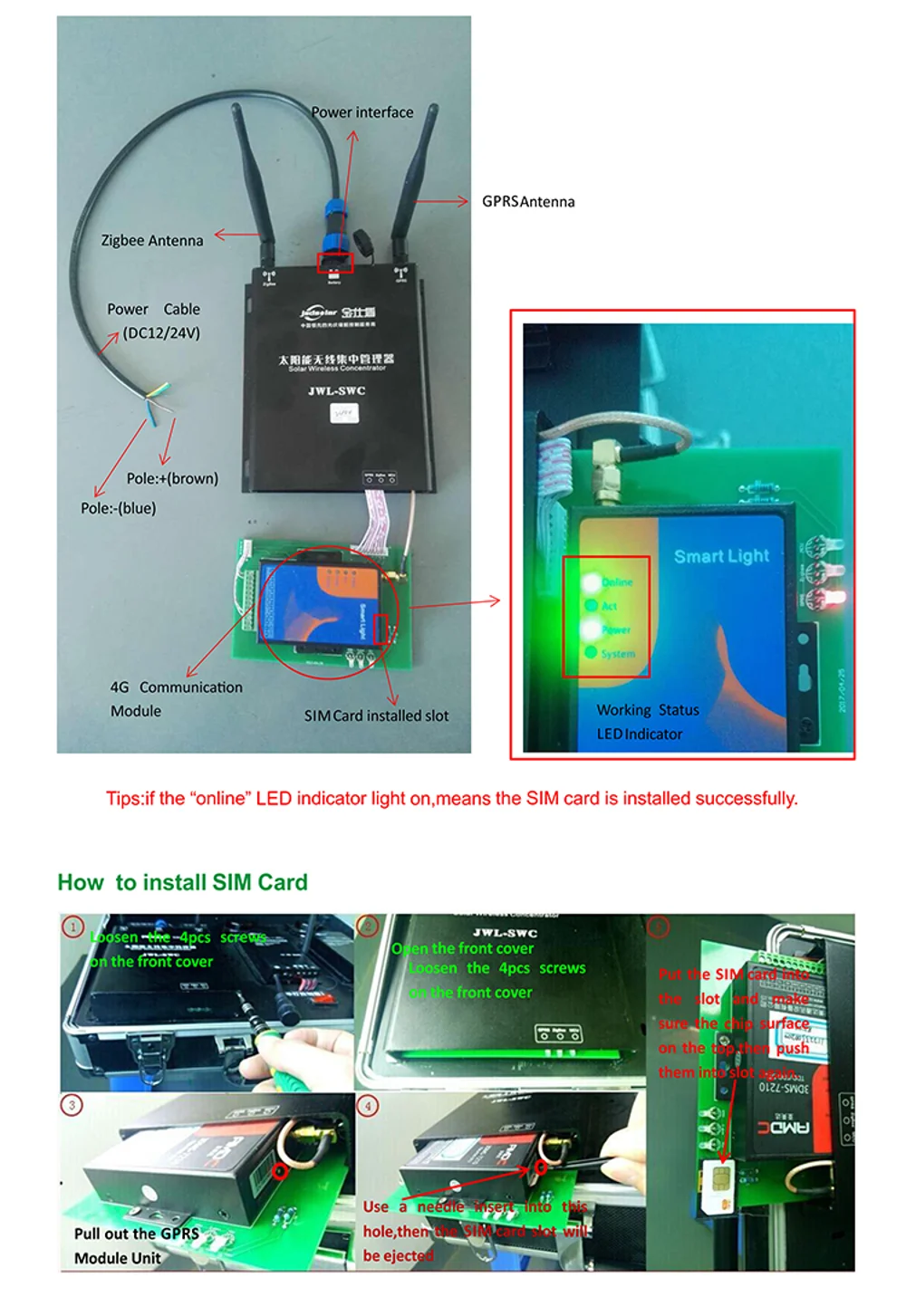 Waterproof 10a 15a 12v 24v wireless remote monitored mppt solar charge controller