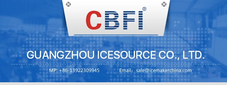 CBFI widely using industrial tube ice machine TV30 for hotel 3 tons daily capacity