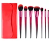 Diamond handle makeup tools with bag Blush brush eye shadow brush tool 7pieces makeup brush set