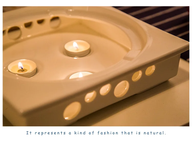 Guangzhou Wholesale Top Quality 10" Ceramic Soup Tureen Bowls With Lid And Candle Stand