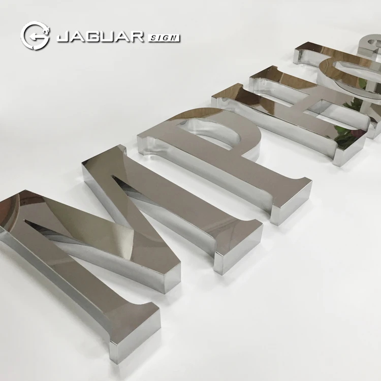 Manufacturer Custom Fabricated Laser Cutting 3d Stainless Steel Letters